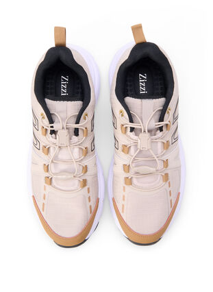 Zizzi Wide fit - Sneakers med elastiske lisser, Birch, Packshot image number 2